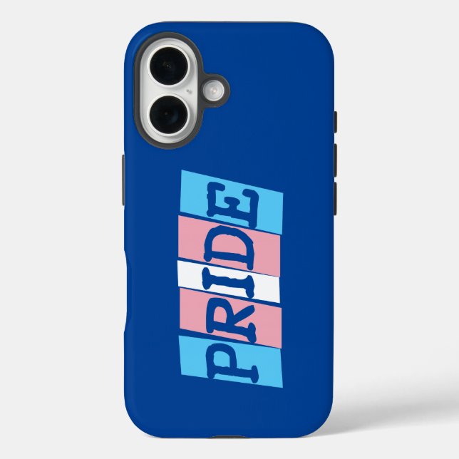 Transgender Pride text Case-Mate iPhone Case (Back)