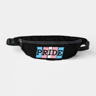 Transgender Pride text Fanny Pack