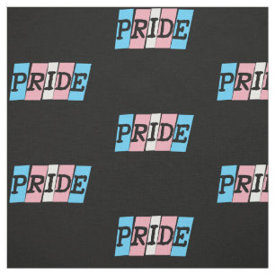 Transgender pride text sign fabric
