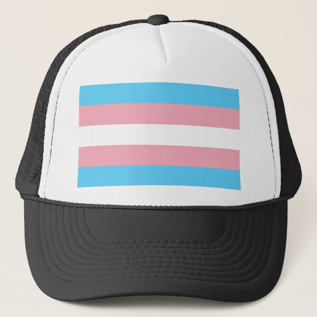 Transgender Pride Trucker Hat (Front)