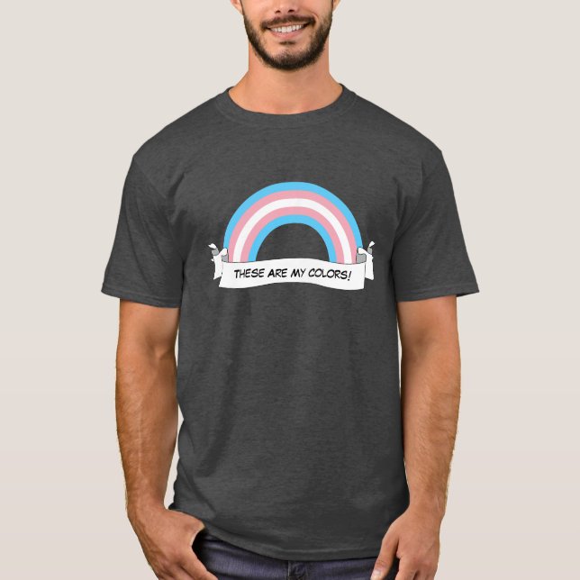 Transgender rainbow pride Tank Top (Front)