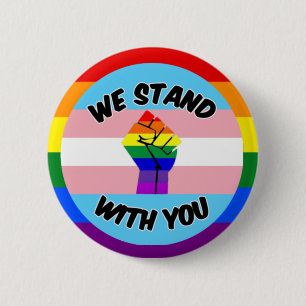Transgender support Button