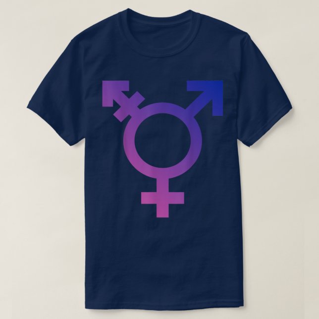 Transgender SymbolGenderqueer Gender Feminism Tee  (Design Front)
