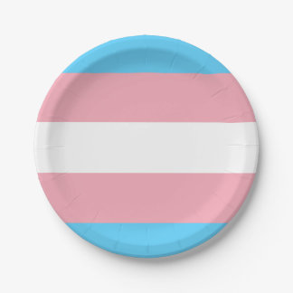 transgenic flag paper plate