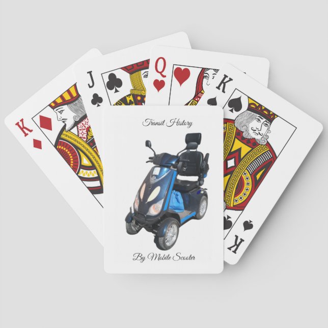 Transit History playing cards (Back)