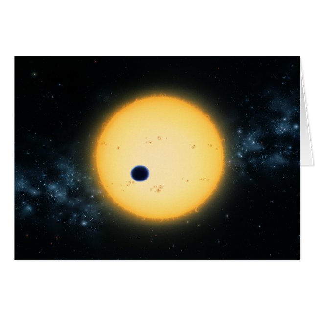 Transit of HD209458 Card (Front Horizontal)