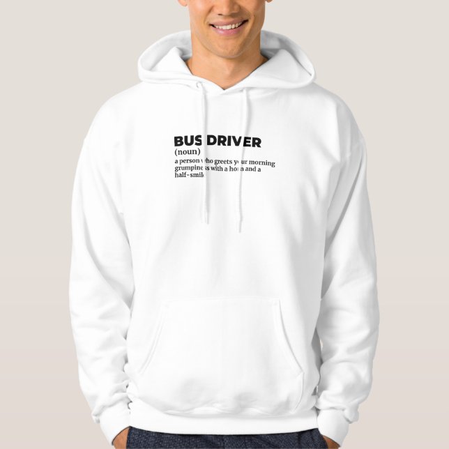 Transit Professional Funny Definition Hoodie (Front)