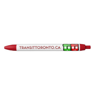 Transit Toronto Retractable Pen - Red