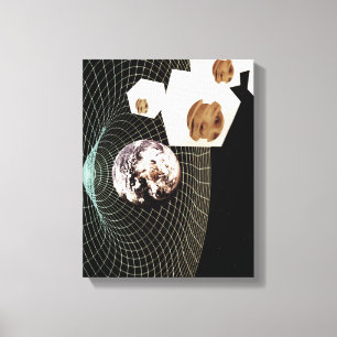Transition to another dimension canvas print