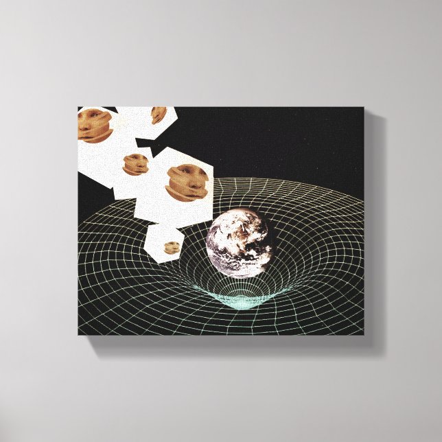 Transition to another dimension canvas print (Front)
