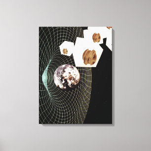 Transition to another dimension canvas print