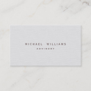 Translator Interpreter - Stylish white professiona Business Card