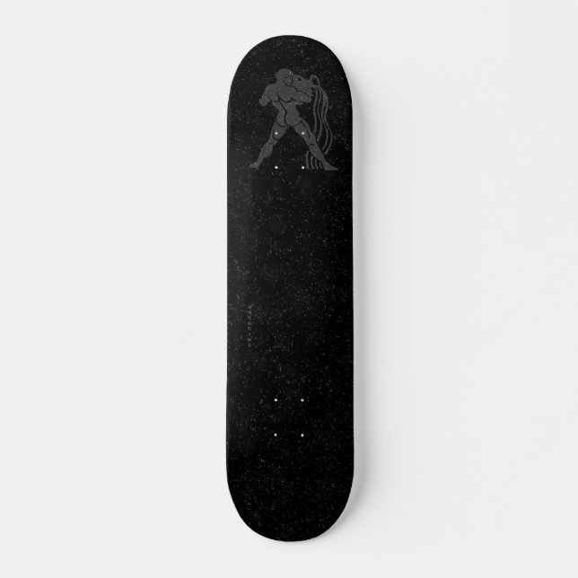 Translucent Aquarius Skateboard (Front)