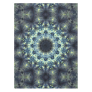 Translucent Crystal Kaleidoscope Mandala Tablecloth