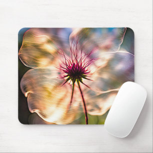 Translucent Flower In Sunlight Mouse Pad