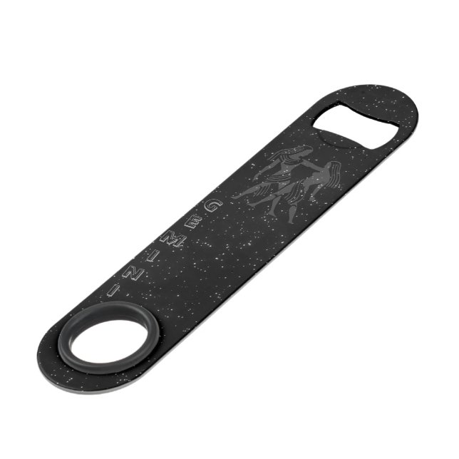 Translucent Gemini Speed Bottle Opener (Front Angled)