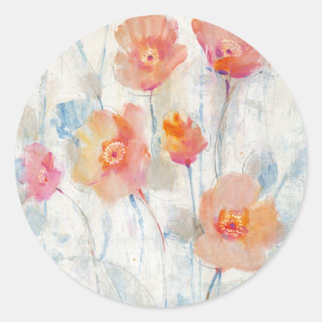 Translucent II Classic Round Sticker (Front)