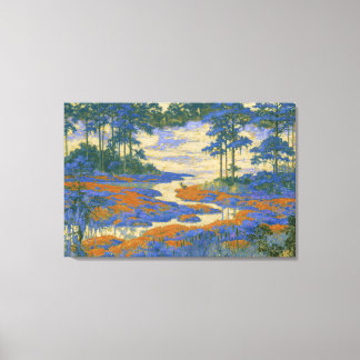 Translucent Marsh Fog Canvas Print