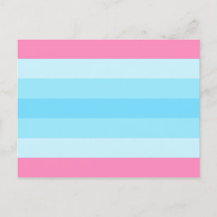 transmasculine flag postcard