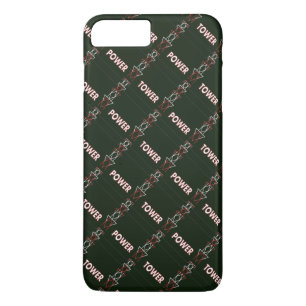 Transmission Tower and Power Line Pattern Case-Mate iPhone Case