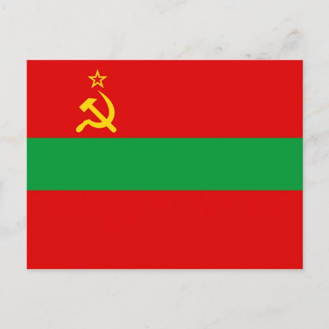 Transnistria Flag Postcard (Front)