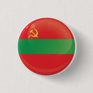 Transnistria  Round Icon Flag 1 Inch Round Button