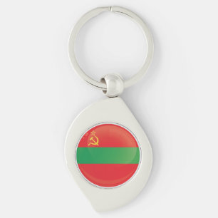 Transnistria  Round Icon Flag Keychain