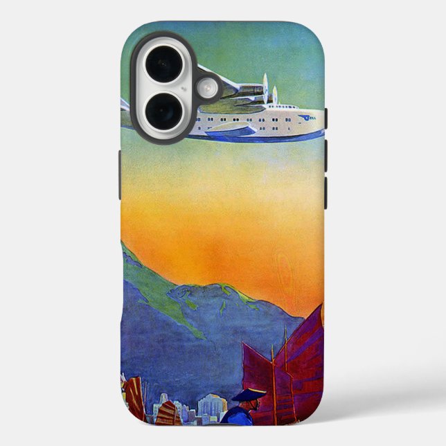 Transpacific Travel Case-Mate iPhone Case (Back)
