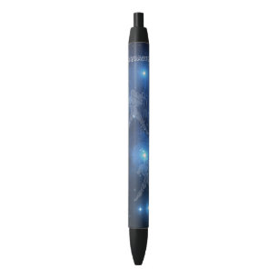 Transparent Aquarius Black Ink Pen
