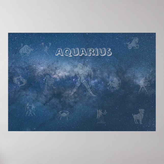 Transparent Aquarius Poster (Front)