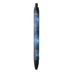 Transparent Aries Black Ink Pen