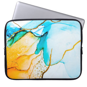 Transparent creativity. Abstract artwork. Trendy w Laptop Sleeve