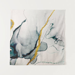 Transparent creativity. Abstract artwork. Trendy w Tapestry