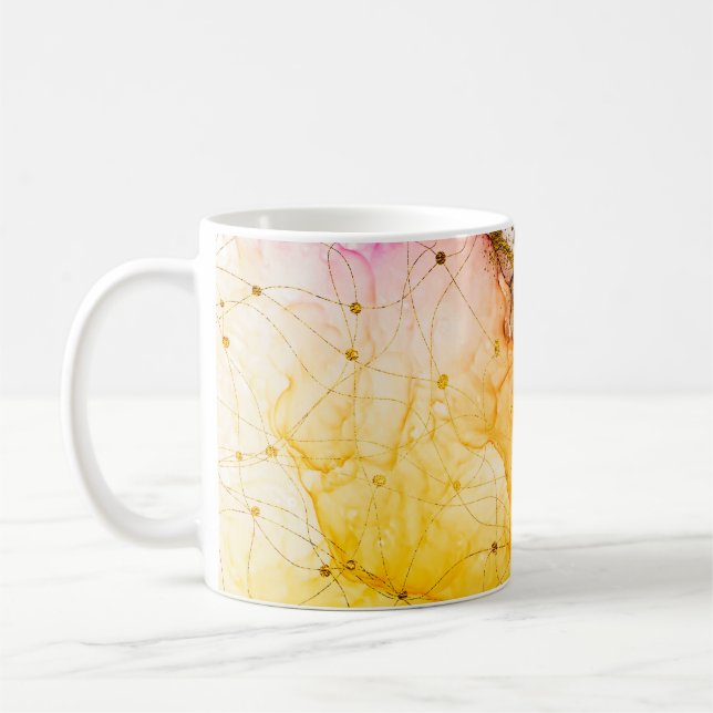 Transparent creativity. Abstract clouds -ART. Mast Coffee Mug (Left)