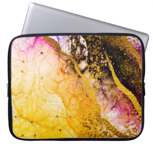 Transparent creativity. Abstract clouds -ART. Mast Laptop Sleeve