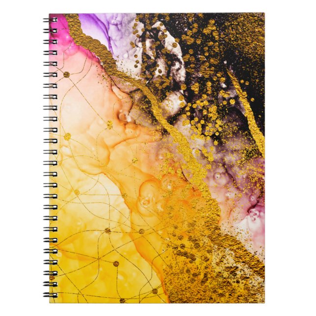 Transparent creativity. Abstract clouds -ART. Mast Notebook (Front)