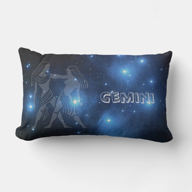 Transparent Gemini Lumbar Pillow (Front)