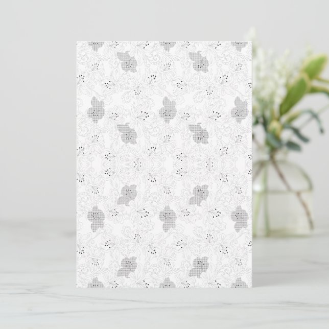 Transparent Grid Overlay – Editable PNG Texture Invitation (Standing Front)