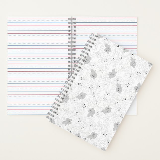 Transparent Grid Overlay – Editable PNG Texture Notebook (Inside)