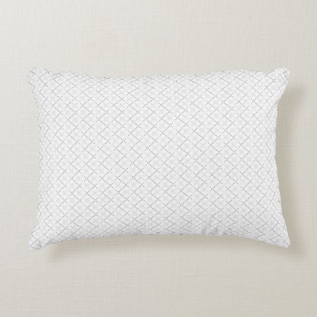 Transparent Grid PNG | Editable Texture Overlay Accent Pillow (Front)