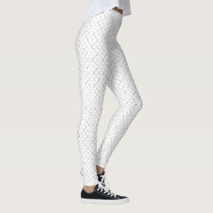Transparent Grid PNG Editable Texture Overlay Leggings