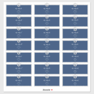 Transparent Guest Address Labels, DIY colour