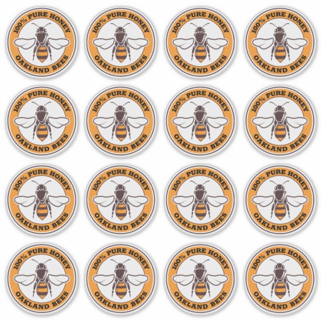 Transparent Honey Bee Icon Beekeeper Product (Front)