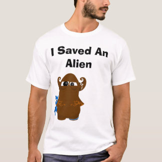 transparent, I Saved An Alien T-Shirt
