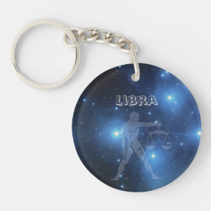 Transparent Libra Keychain
