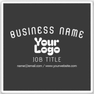 Transparent or Opaque Logo Retro-Modern Black