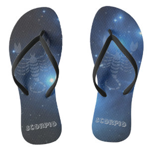 Transparent Scorpio Flip Flops