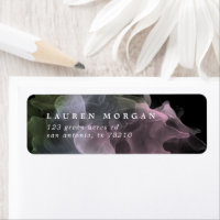 Transparent Silk Elegant Return Address Label