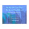 Transparent Star Bat Bar Mitzvah reply card blue