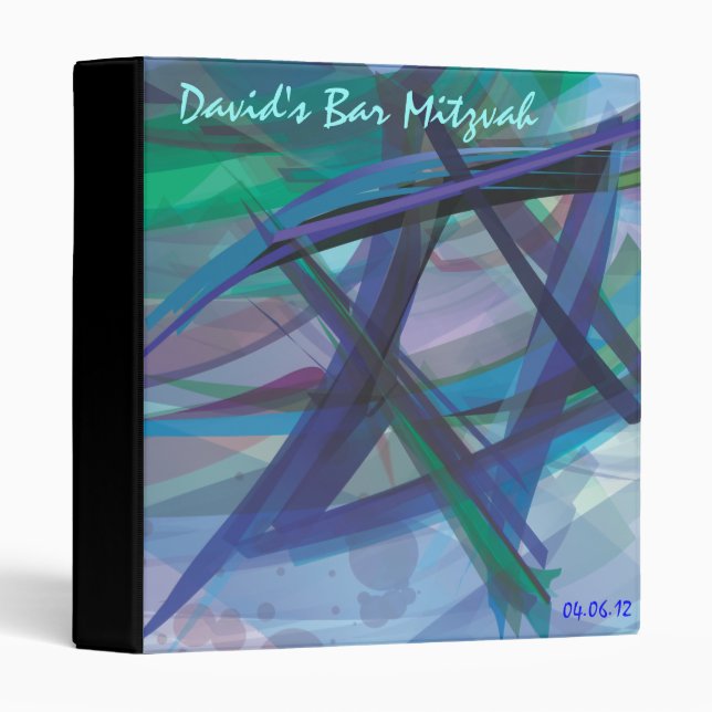 Transparent Star Bat Bar Photo Memory Book Binder (Front/Spine)